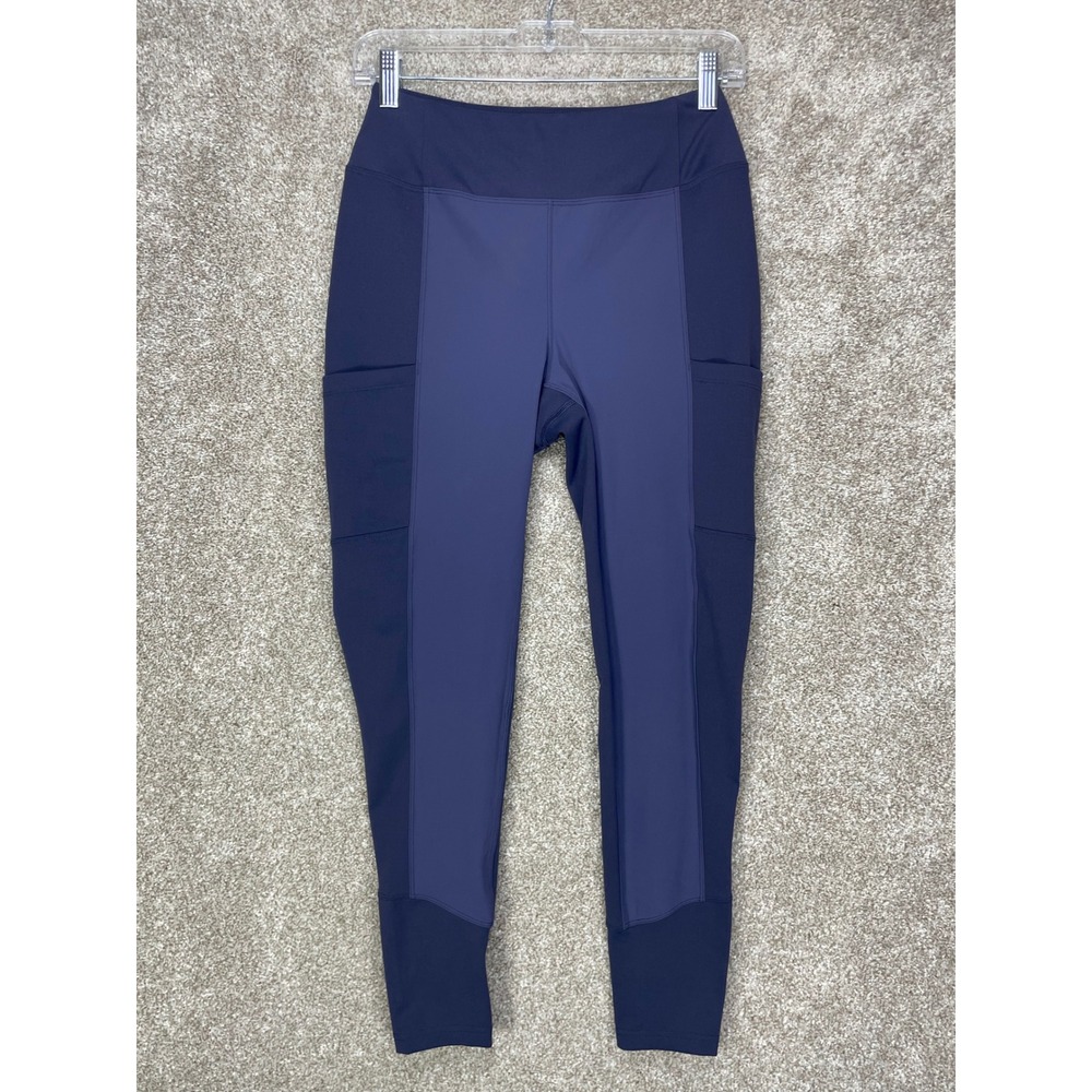 REI Co-op High Rise Colorblock Pocket Leggings Womens XS Blue Active Hiking Yoga